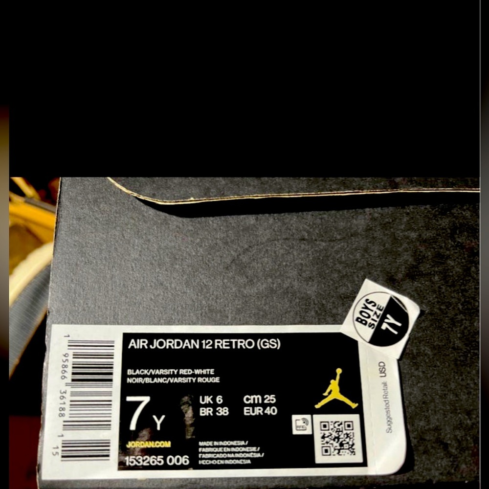 Air Jordans.  Excellent condition. Worn once.